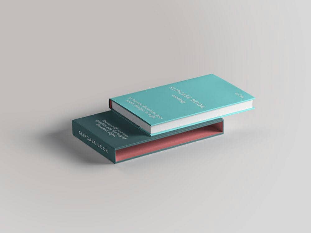 Slipcase Book with Book Mockup