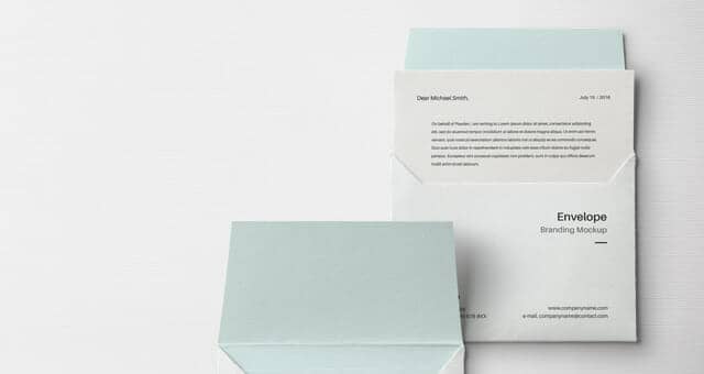 Elegant Envelope Letter Mockup