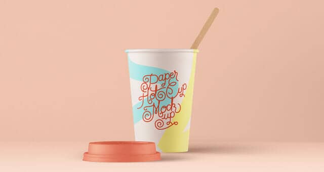 Hot Cup Paper Template