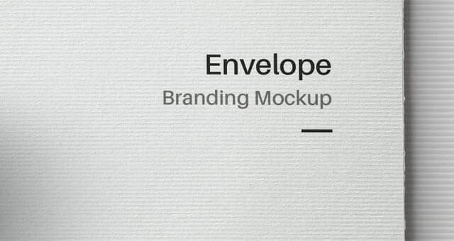 Elegant Envelope Letter Mockup