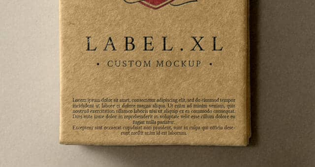 Tag Label Brand Mockup