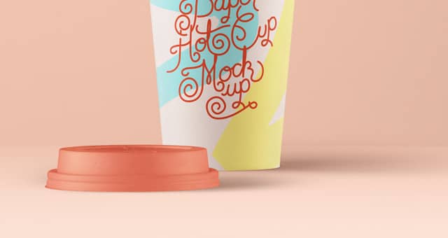 Hot Cup Paper Template