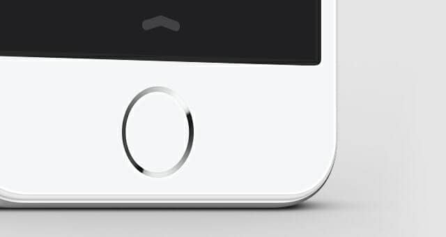Scalable iPhone 5S Vector Mockup