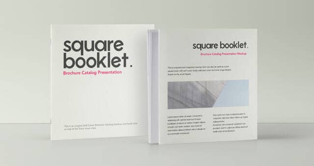 New Square Brochure Mockup
