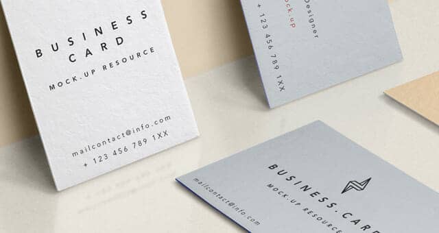 New Professional Business Card Mockup