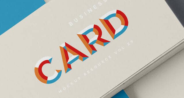 Stylish Business Card Mock-Up