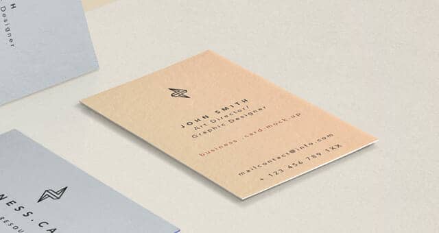 New Professional Business Card Mockup