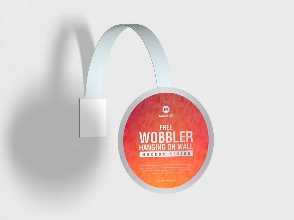 Free New Wobbler Mockup