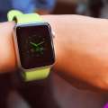 Green Apple Watch Sport Mockup