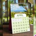 April Desk Calendar Mockup