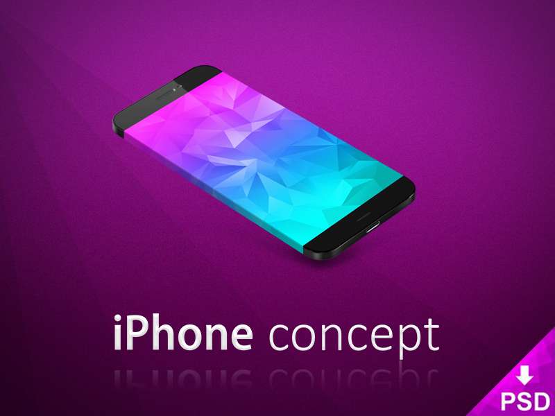 Stylish iPhone Concept Mockup