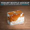 New Yogurt Bottle Mockup