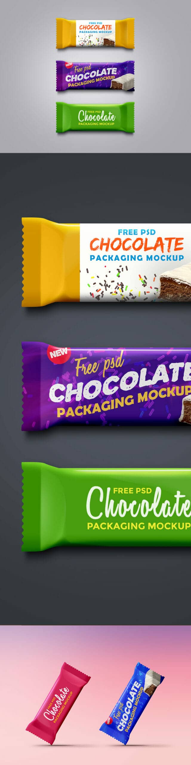 New Chocolate Packaging Mockup