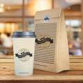 Coffee Cup With Paper Bag Packaging Mockup