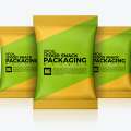 Foil Snack Mockup For Your Packaging Designs
