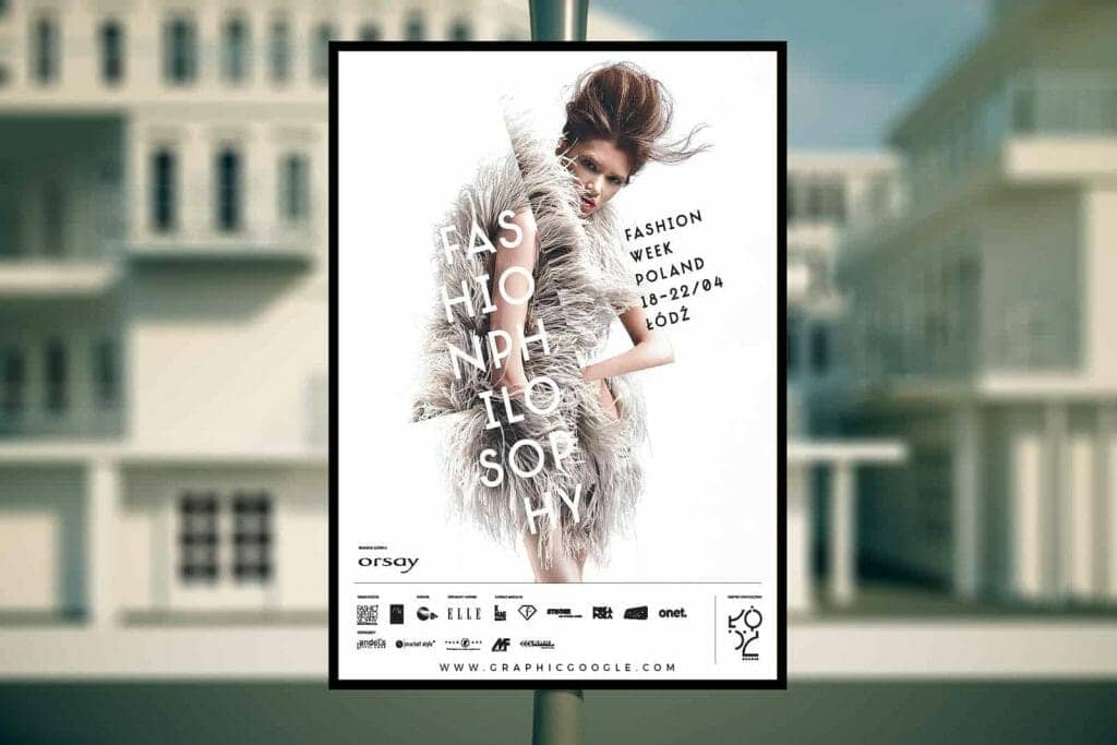 Outdoor Advertising Poster Mockup