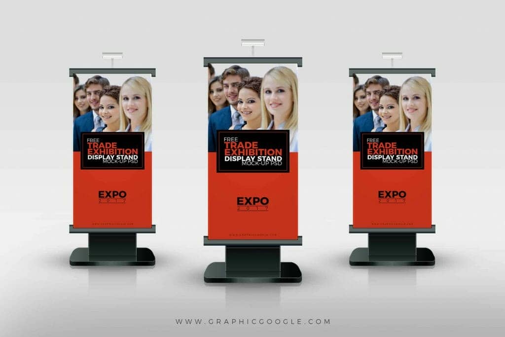 Trade Exhibition Display Stand Mockup