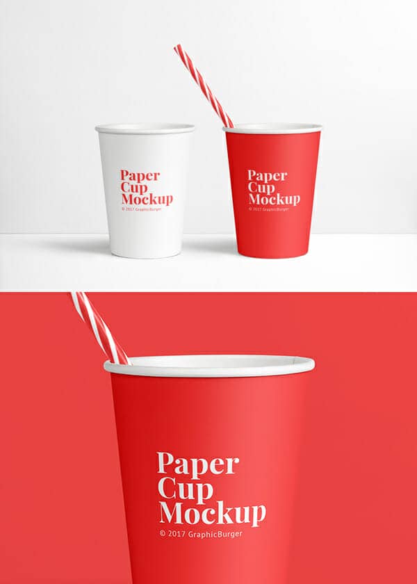 New Paper Cup MockUp
