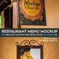 Restaurant Menu – 2 Free Mockups