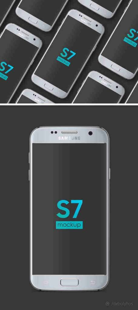 Android Samsung Galaxy S7 Mockup