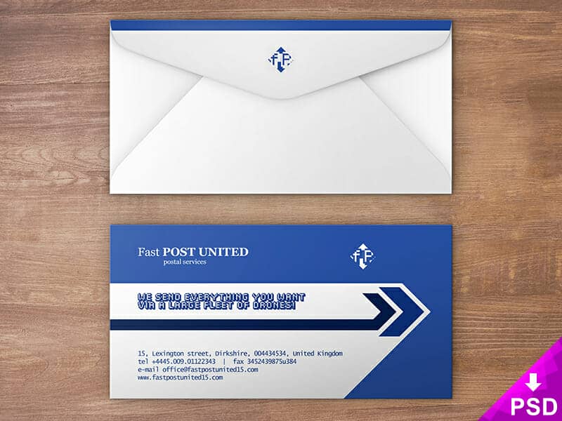 Professional Envelope Design Mock-up