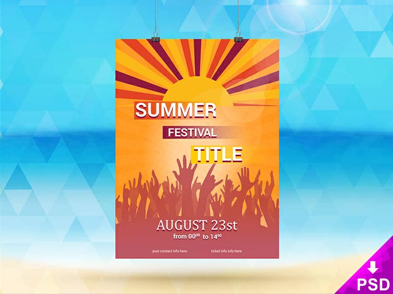 Vibrant Summer Festival Flyer