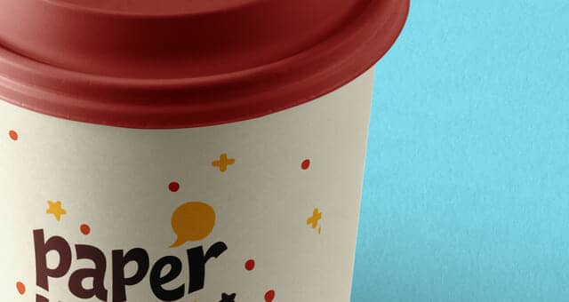 Paper Hot Cup Template Mockup
