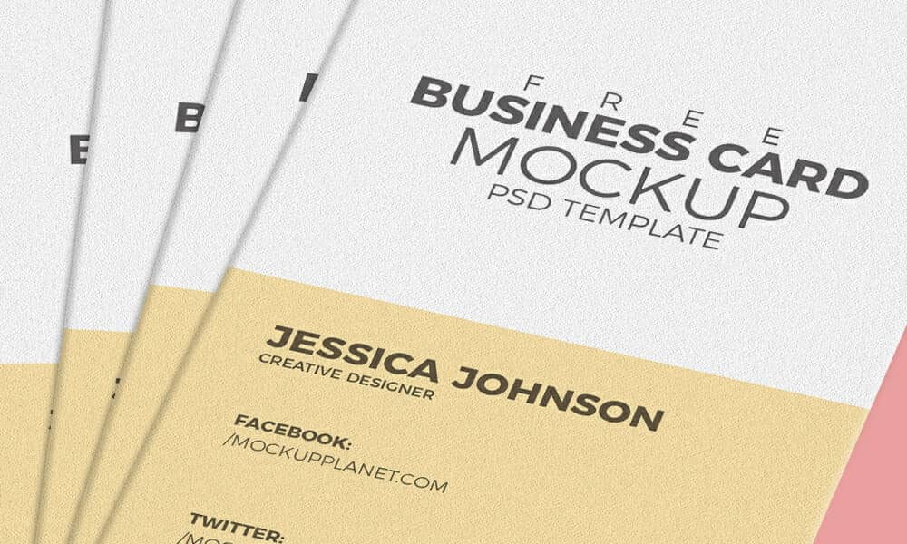 2017 Business Card Mockup