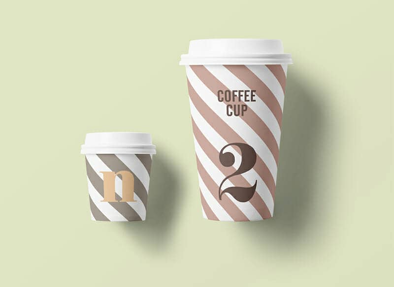 Paper Cup Mockup For Packaging