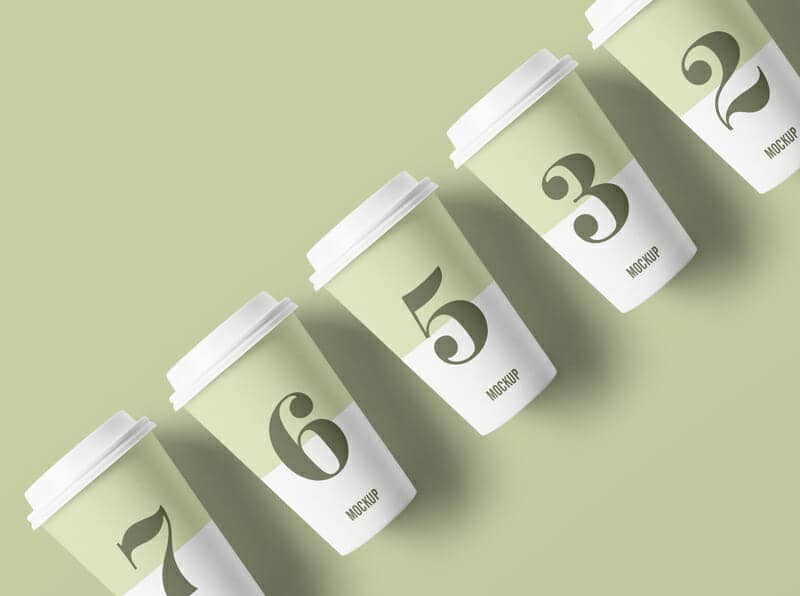 Paper Cup Mockup For Packaging