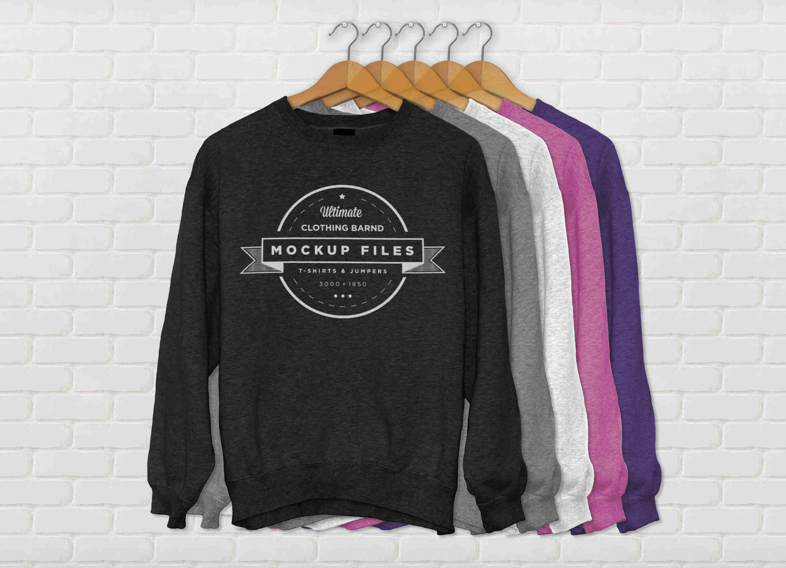 Branded crew neck on sale jumpers