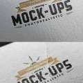 Photo-Realistic Paper Logo Mockup