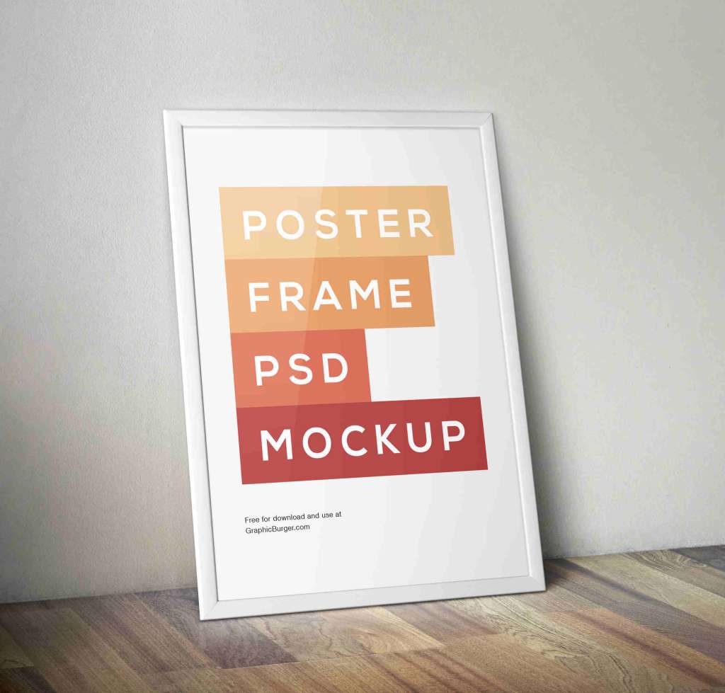 Realistic Poster Frame MockUp
