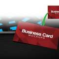 3 Dark-Background Business Card Mockups